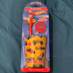 Hot wheels toothbrush set
